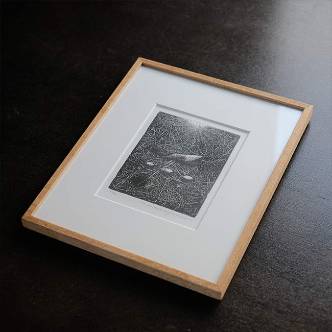 銅版画「転位 '93-地(種子)」中林忠良 – zakka store towi