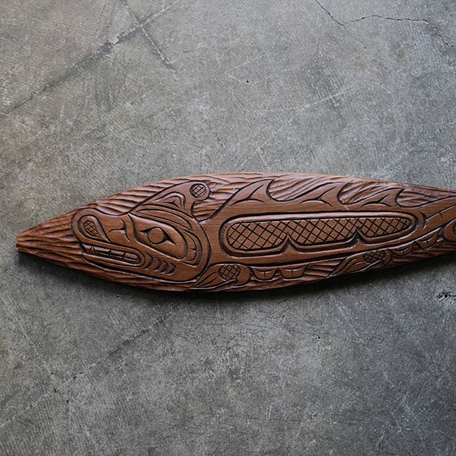 トリンギット族 木彫パドル