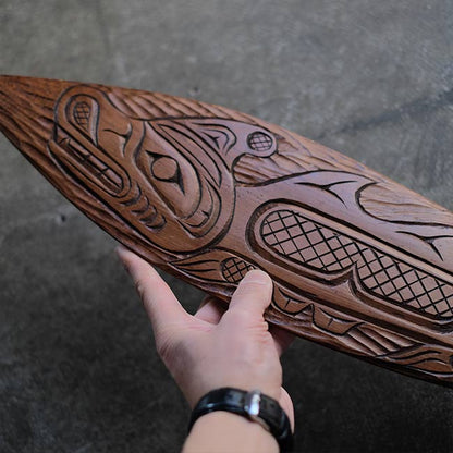 トリンギット族 木彫パドル