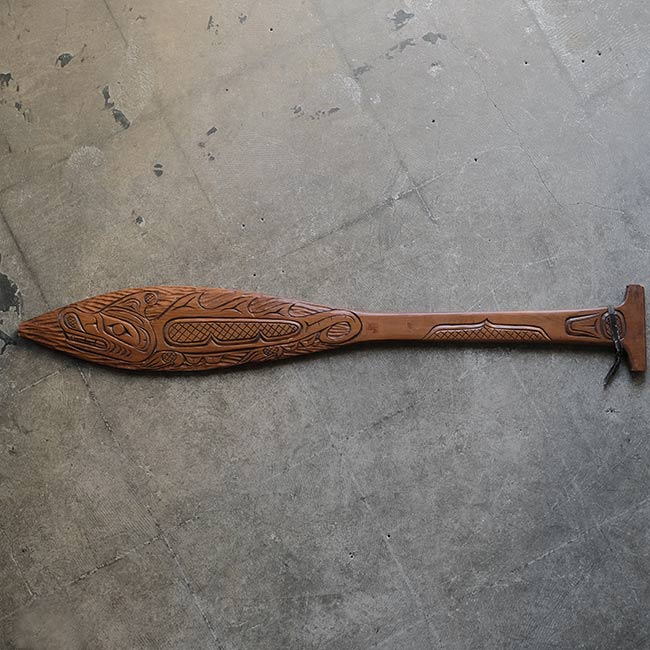 トリンギット族 木彫パドル