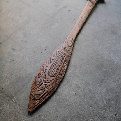 トリンギット族 木彫パドル