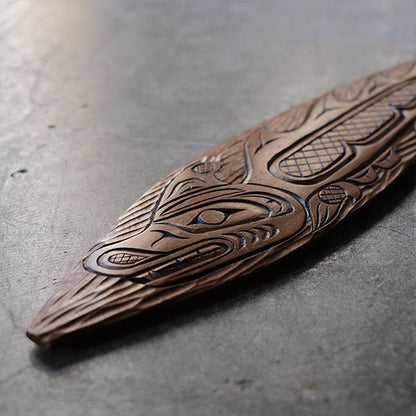 トリンギット族 木彫パドル