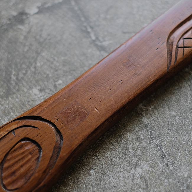 トリンギット族 木彫パドル