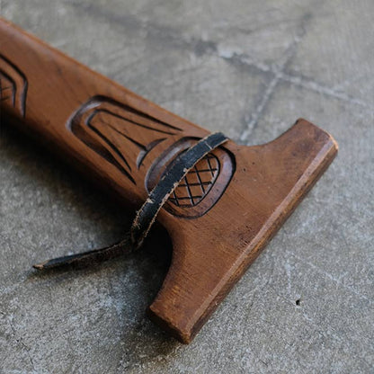 トリンギット族 木彫パドル