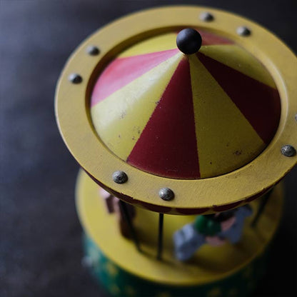 Wooden merry-go-round