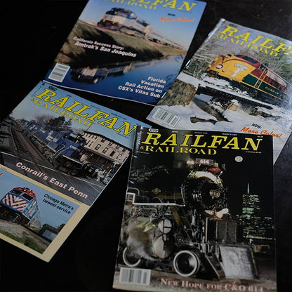 RAILROAD PRESS、RAILFAN、PENTREX、TRAINS、RAIL NEWS 全19冊