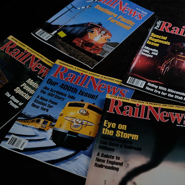 RAILROAD PRESS、RAILFAN、PENTREX、TRAINS、RAIL NEWS 全19冊