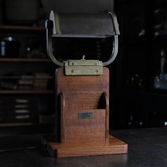 UNION CASTLE LINE 状差し付きデスクランプ