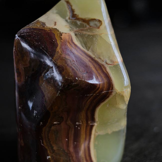 縞瑪瑙 オニキス 鑑賞石