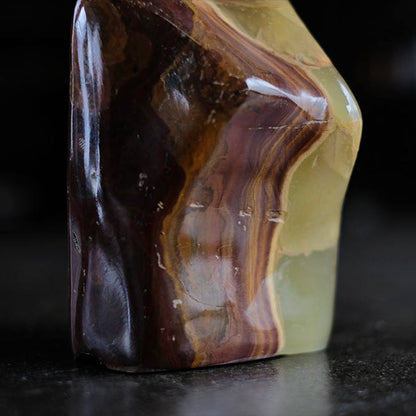 縞瑪瑙 オニキス 鑑賞石