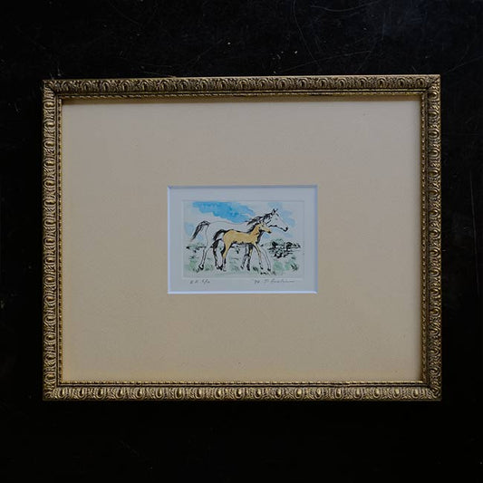 "White Horse and Child" by Takaaki Enoki