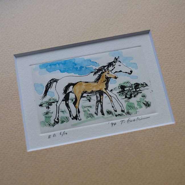 白馬の親子」榎木孝明 – zakka store towi