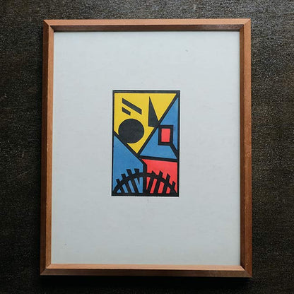 木版画「無題」田辺明義