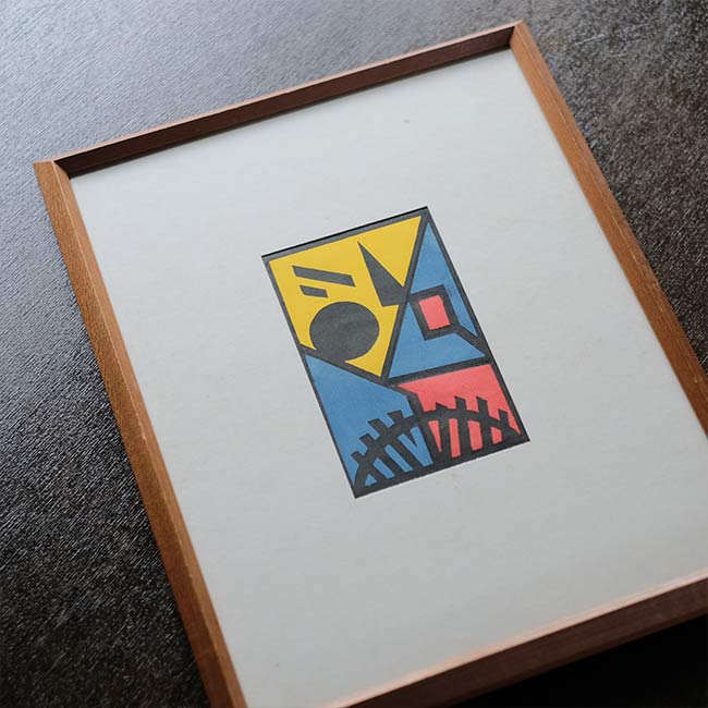 木版画「無題」田辺明義