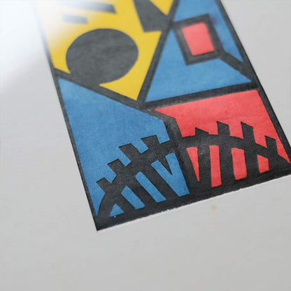 木版画「無題」田辺明義