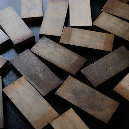 Letterpress Printed Small Wooden Tray