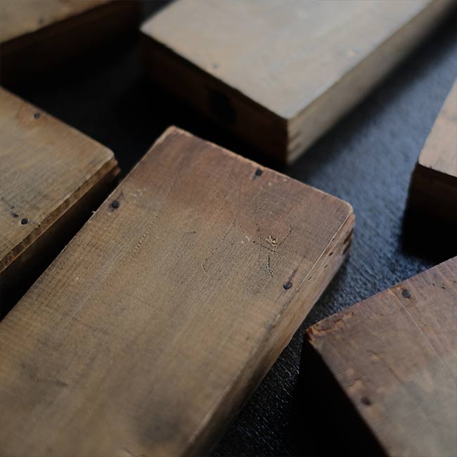 Letterpress Printed Small Wooden Tray