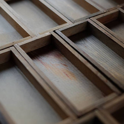 Letterpress Printed Small Wooden Tray