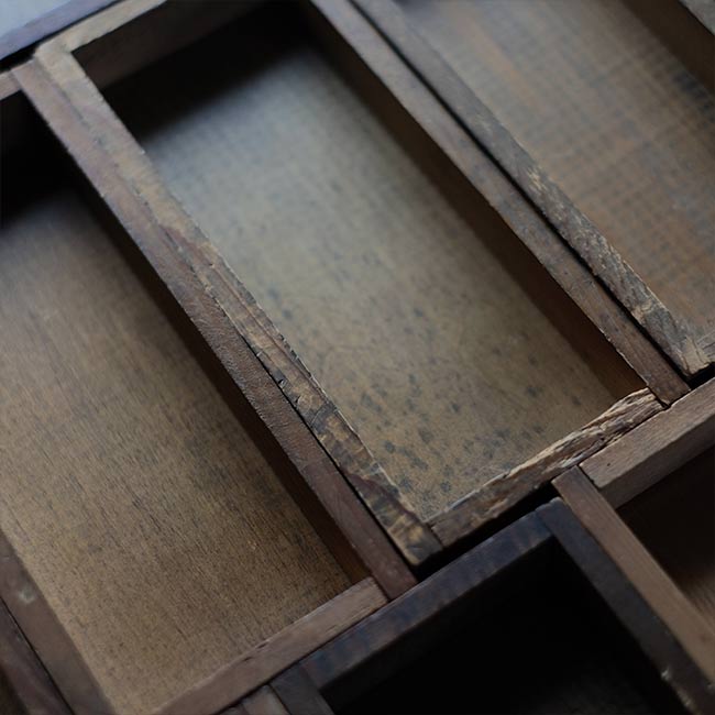 Letterpress Printed Small Wooden Tray