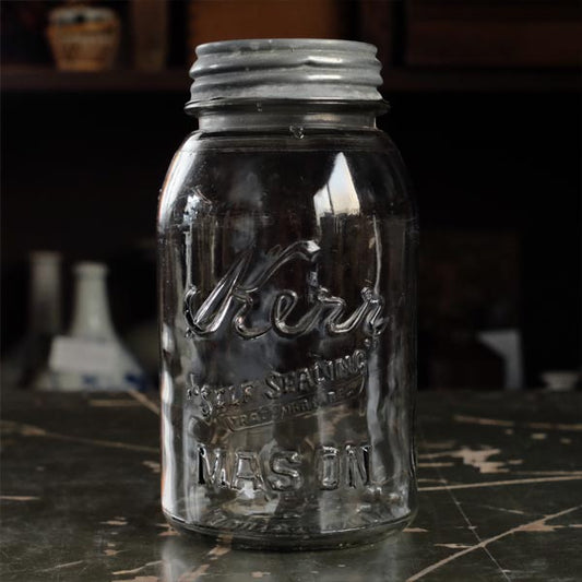 Kerr Self Sealing Mason Jar 32oz 1920's