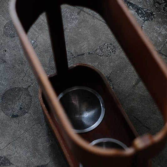wooden umbrella stand