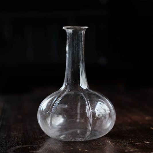 Glass sake bottle