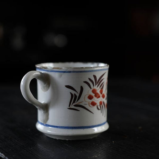 Hasami ware export mug from the end of the Edo period