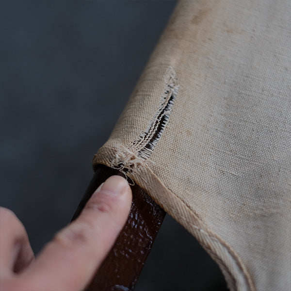 日本の古い木製折りたたみコット