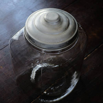 かまぼこ型のガラス瓶