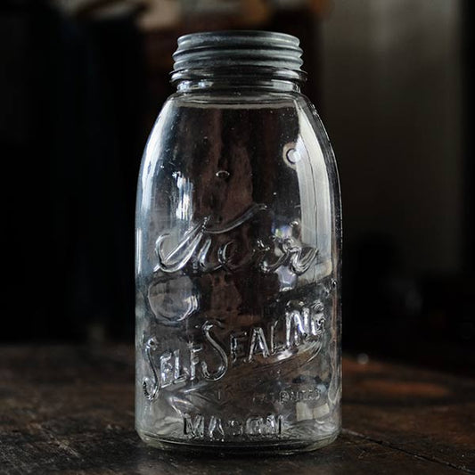 Kerr Self Sealing Mason Jar 64oz 1914-1920s