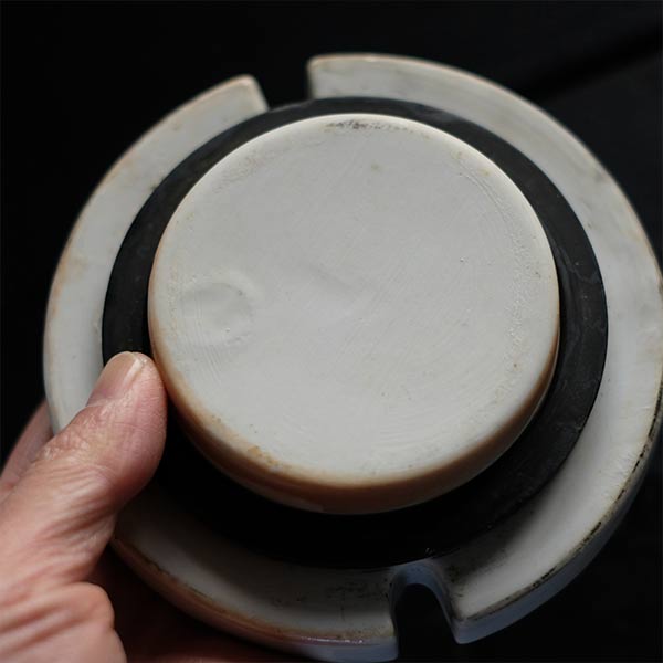 Thick porcelain container L