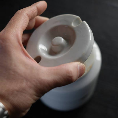 Thick porcelain container S