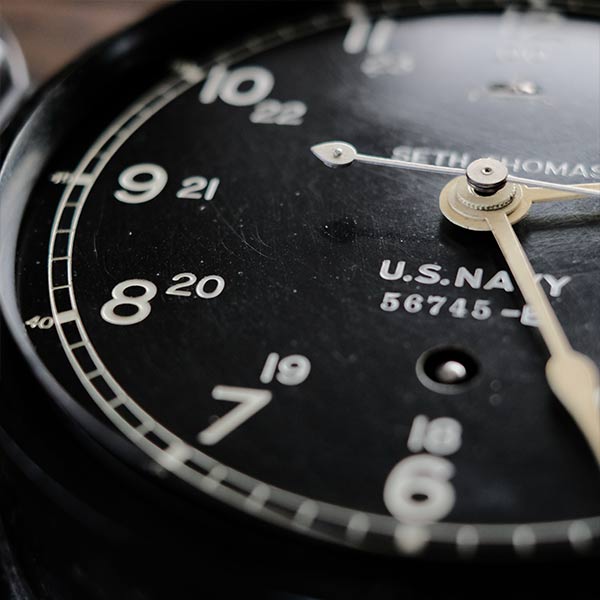 SETH THOMAS U.S.NAVY 手巻き式 船舶時計