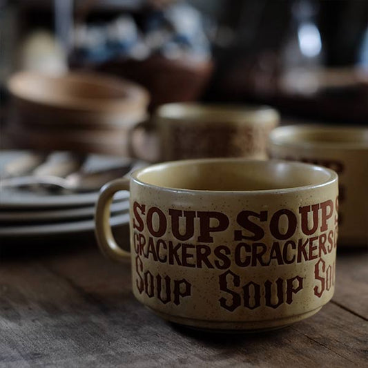 Japan Stoneware Soup Cup