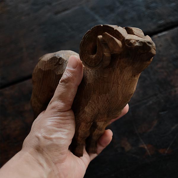 手 木彫り オブジェ - インテリア雑貨